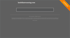 Desktop Screenshot of lambdastreaming.com